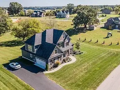 Aerial Roofing Residential project in Oklahoma City, OK