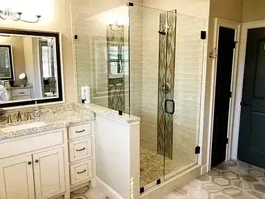 Bathroom Remodel Glass Shower project in Oklahoma City, OK