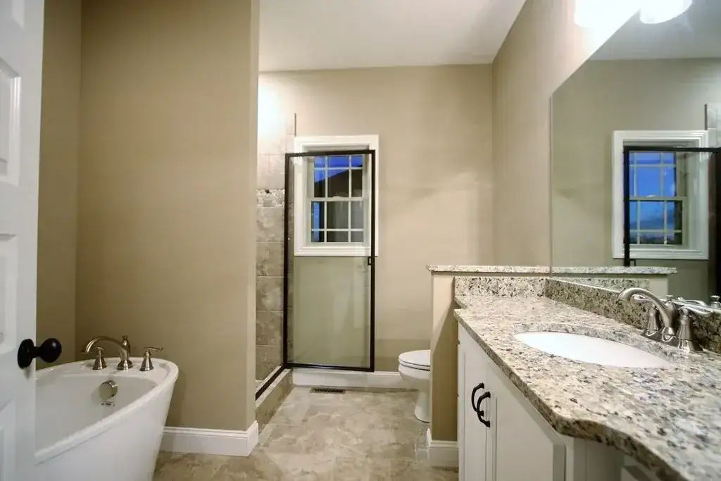Bathroom Remodel Granite Vanity 4 project in Oklahoma City, OK