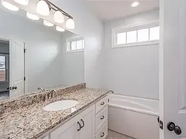 Bathroom Remodel Granite Vanity 7 project in Oklahoma City, OK