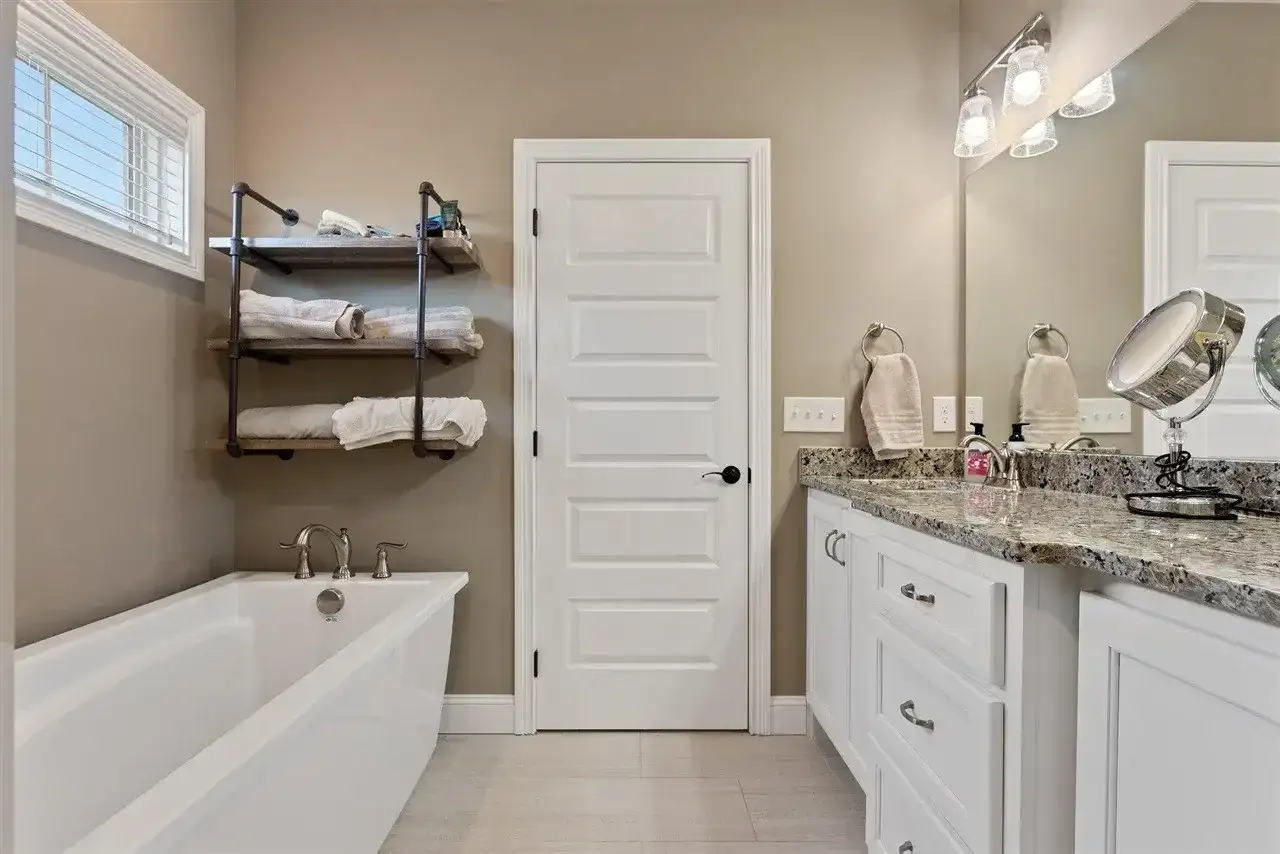 Bathroom Remodel Soaking Tub Granite project in Oklahoma City, OK