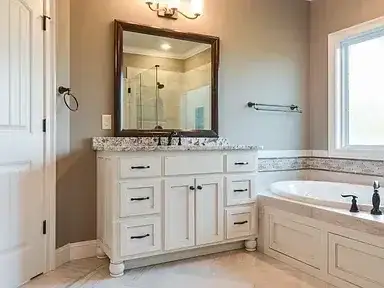 Bathroom Remodel Vanity Soaking Tub project in Oklahoma City, OK