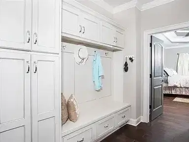 Built in Mudroom Locker Addition project in Oklahoma City, OK