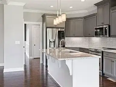 Gray Cabinet Kitchen Remodel project in Oklahoma City, OK