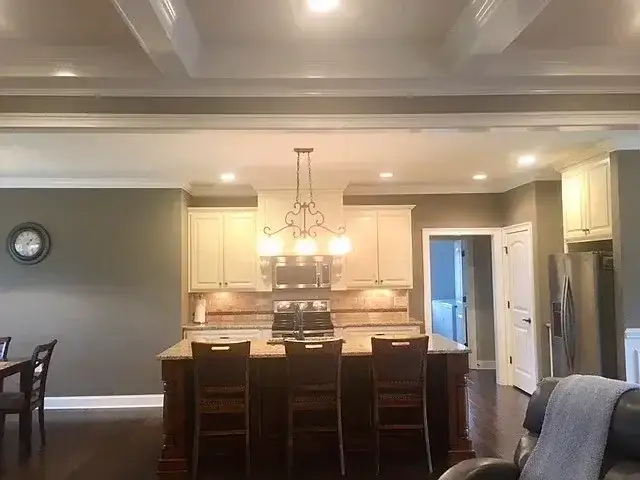Kitchen Remodel Coffered Ceiling project in Oklahoma City, OK