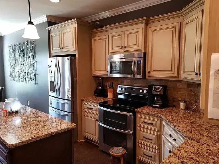 Kitchen Remodel Cream Cabinets project in Oklahoma City, OK