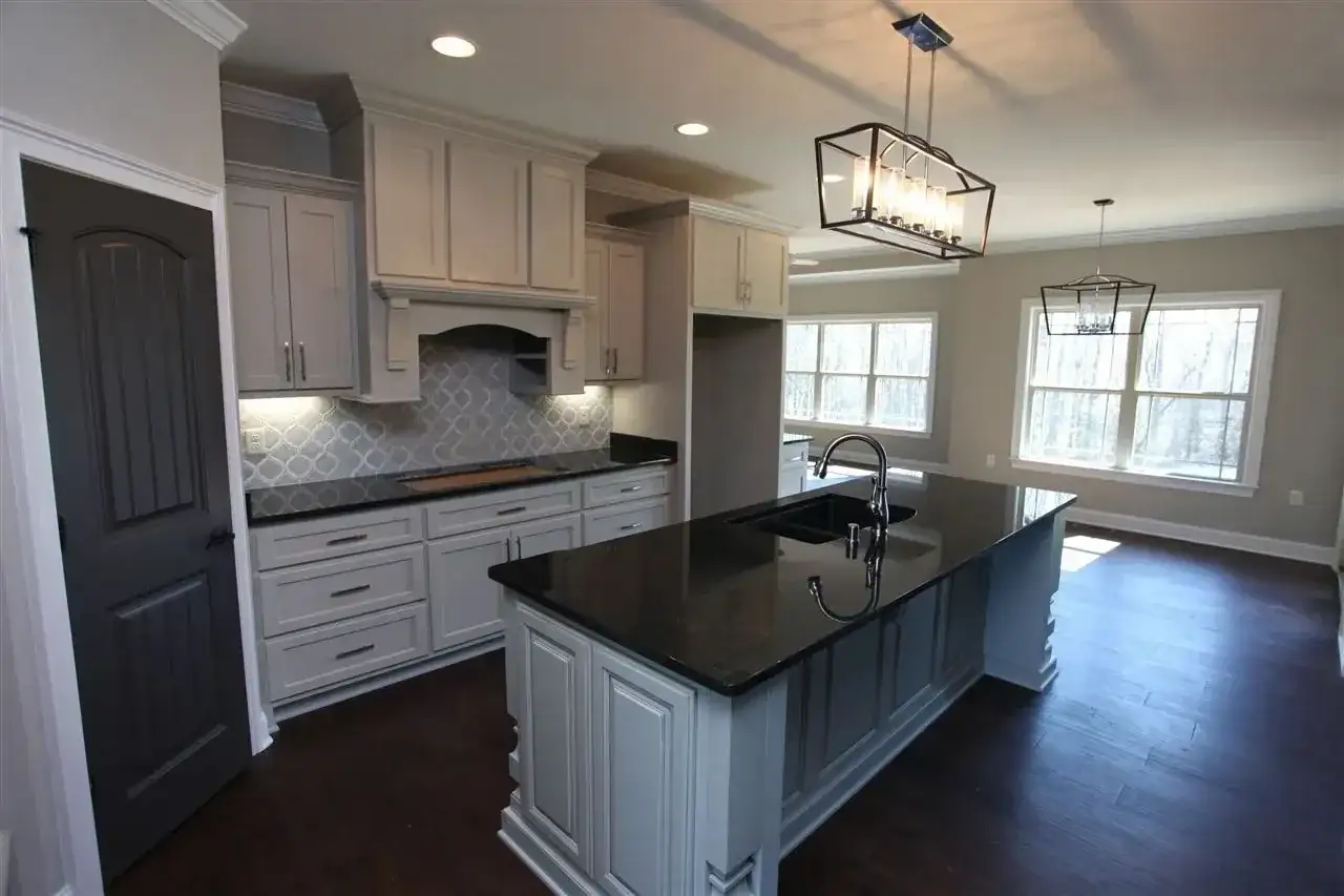 Kitchen Remodel Dark Granite Island 2 project in Oklahoma City, OK