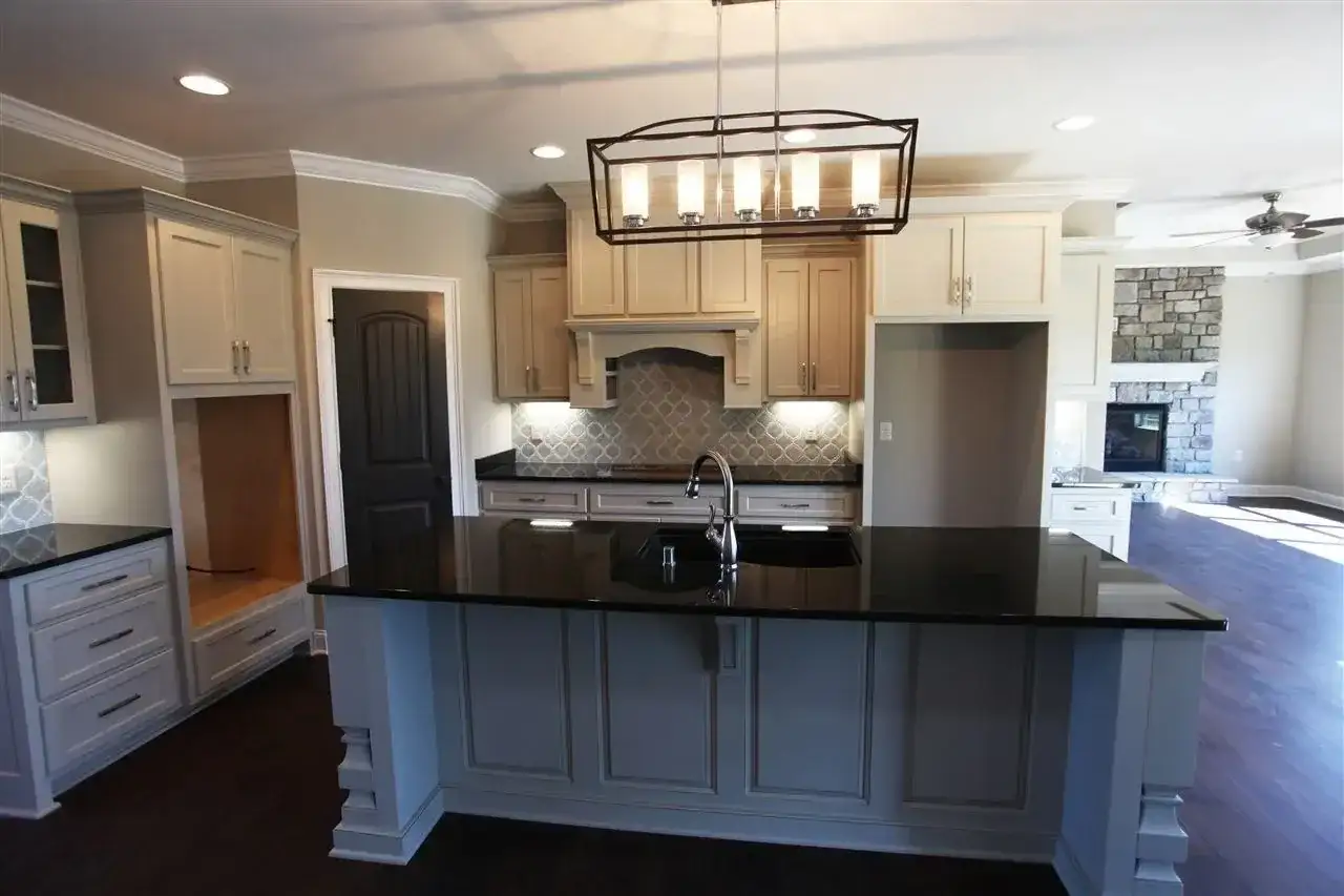 Kitchen Remodel Dark Granite Island project in Oklahoma City, OK