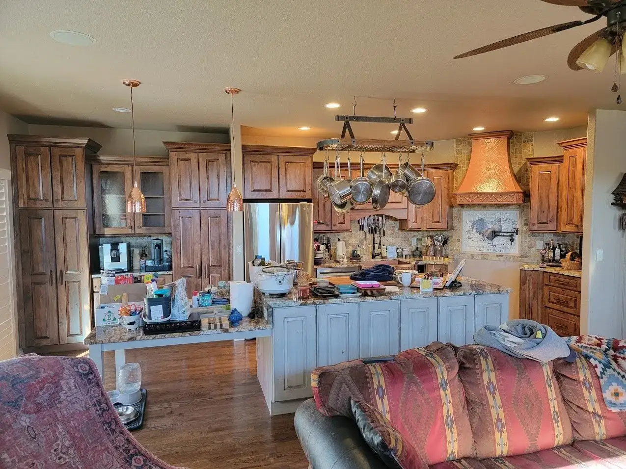 Kitchen Remodel Granite Island 19 project in Oklahoma City, OK