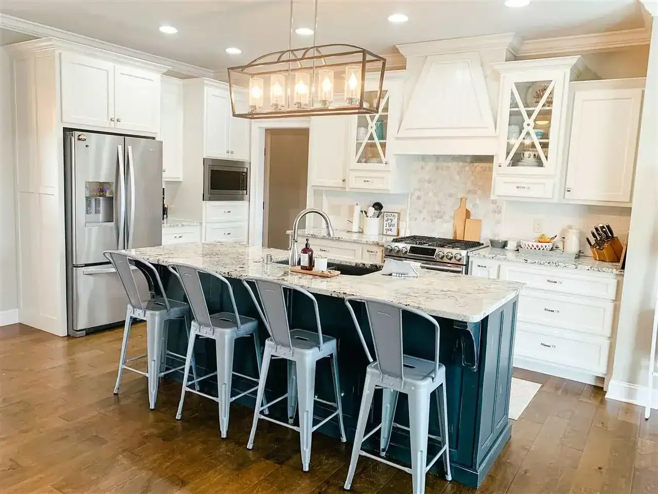 Kitchen Remodel Granite Island 27 project in Oklahoma City, OK
