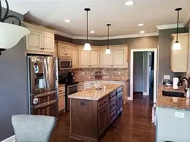 Kitchen Remodel Granite Island 4 project in Oklahoma City, OK