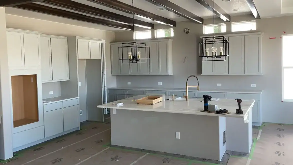 Kitchen Remodel Island Cabinets 2 project in Oklahoma City, OK
