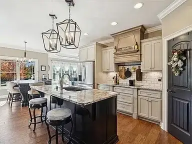Kitchen Remodel Island Cabinets project in Oklahoma City, OK
