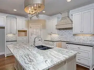 Kitchen Remodel Marble Island 3 project in Oklahoma City, OK