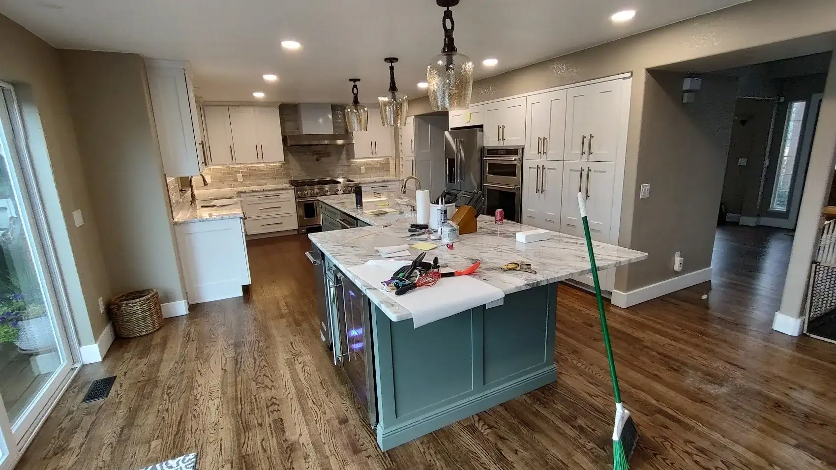 Kitchen Remodel Marble Island 5 project in Oklahoma City, OK