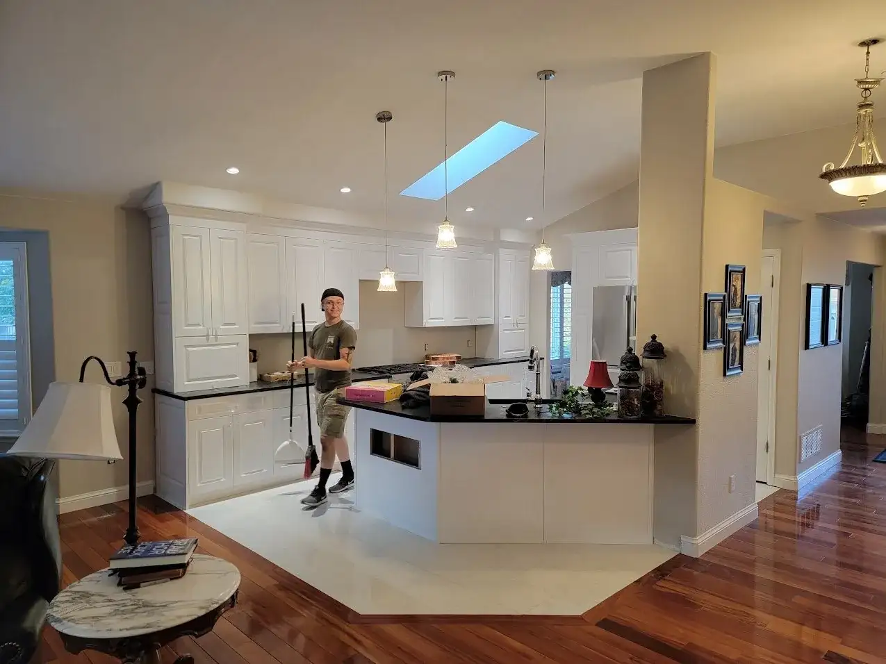 Kitchen Remodel Skylight Contracting project in Oklahoma City, OK