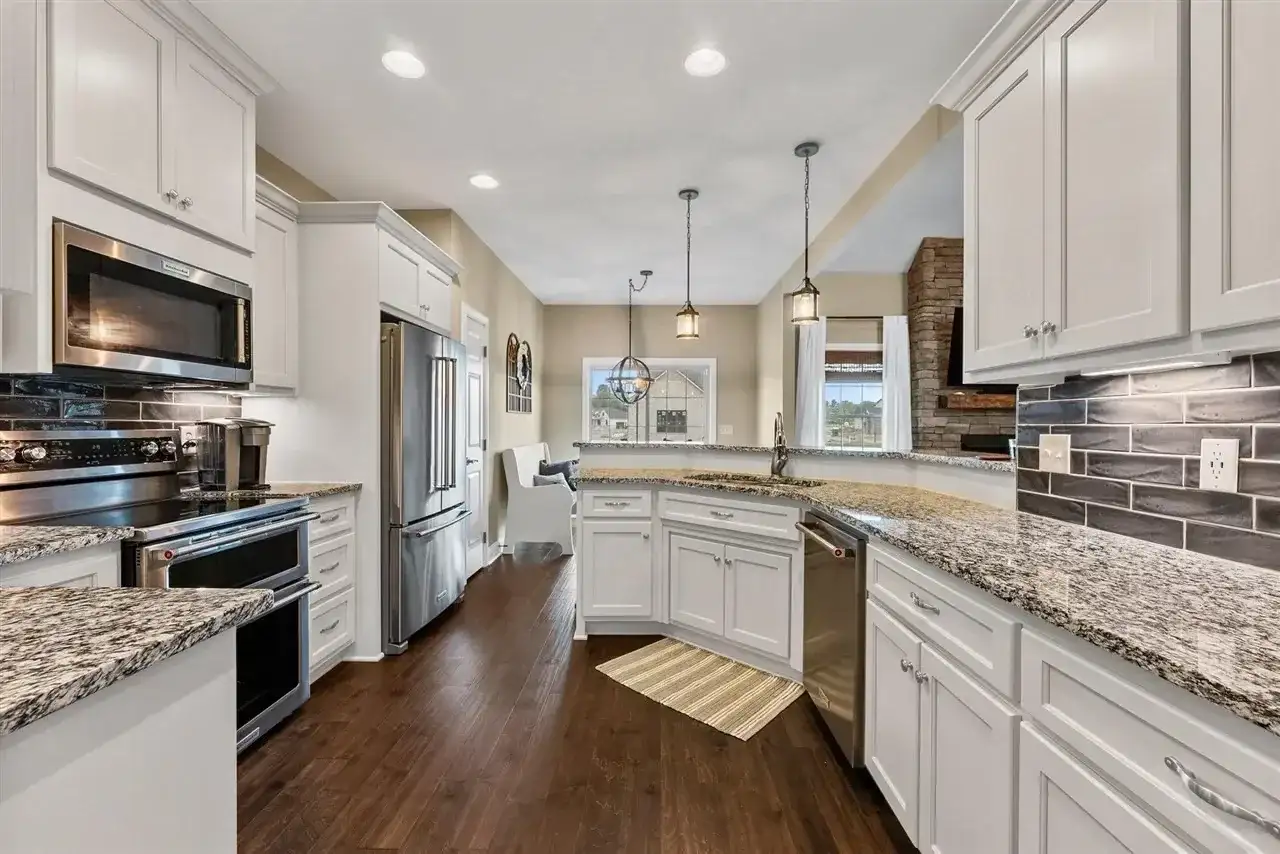 Kitchen Remodel White Cabinets Granite 3 project in Oklahoma City, OK