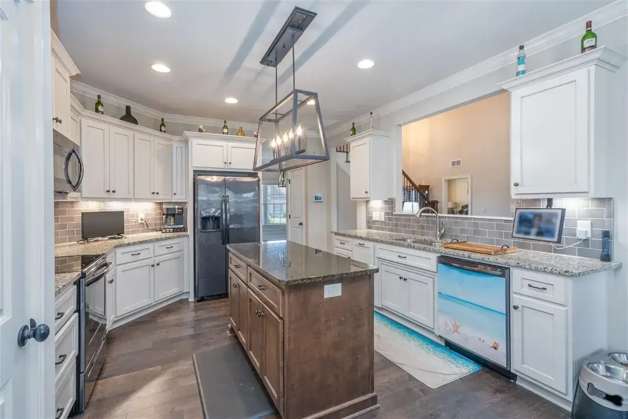 Kitchen Remodel White Cabinets Granite 4 project in Oklahoma City, OK