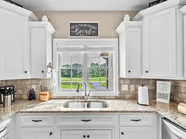 Kitchen Remodel White Cabinets Granite project in Oklahoma City, OK