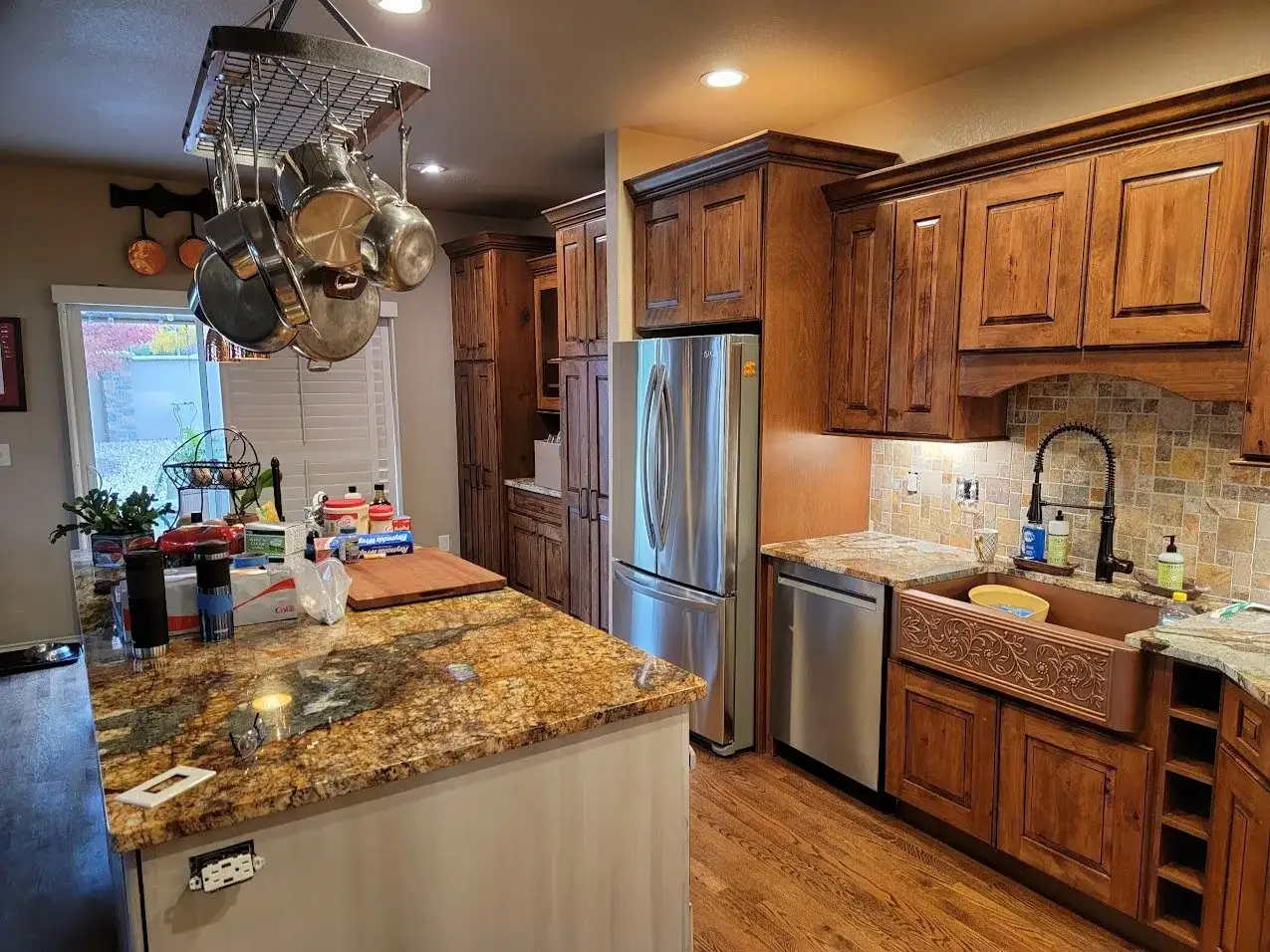Kitchen Remodeling Granite Island project in Oklahoma City, OK