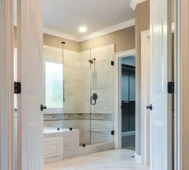 Master Bathroom Remodel Glass Shower 2 project in Oklahoma City, OK