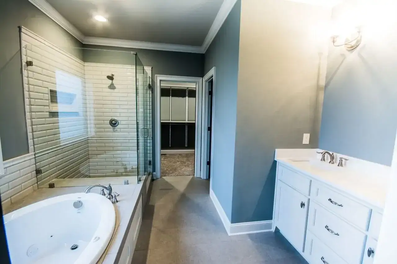 Master Bathroom Remodel Shower Vanity project in Oklahoma City, OK