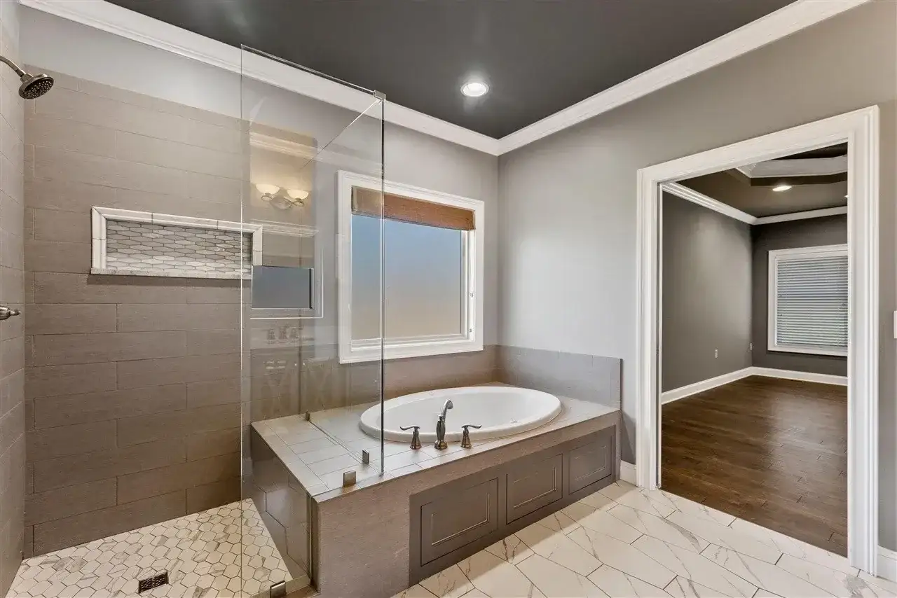 Master Bathroom Remodel Soaking Tub project in Oklahoma City, OK