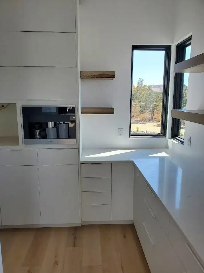 Modern Kitchen Remodel White Cabinets project in Oklahoma City, OK