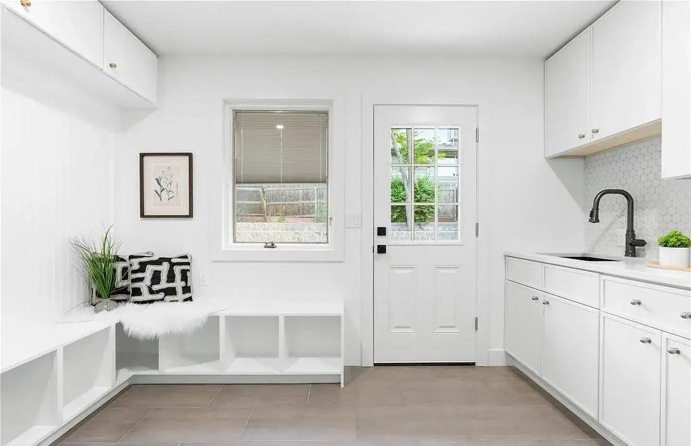 Mudroom Laundry Remodel Contracting project in Oklahoma City, OK