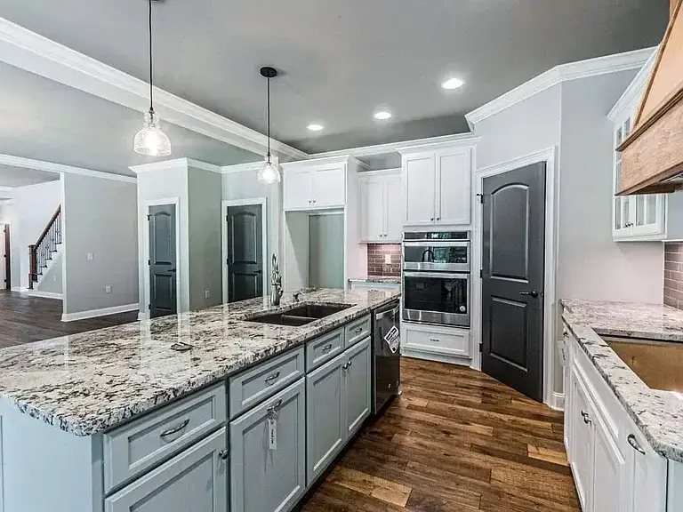 Kitchen Remodel Granite Island Contracting project in Oklahoma City, OK