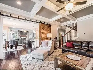 Open Concept Remodel Barn Door project in Oklahoma City, OK
