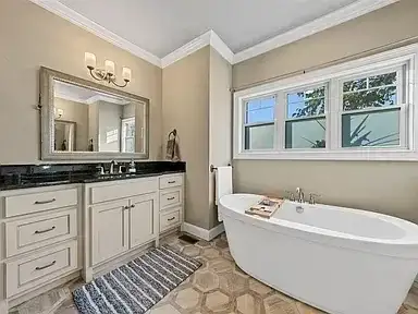 Remodeled Bathroom Soaking Tub project in Oklahoma City, OK