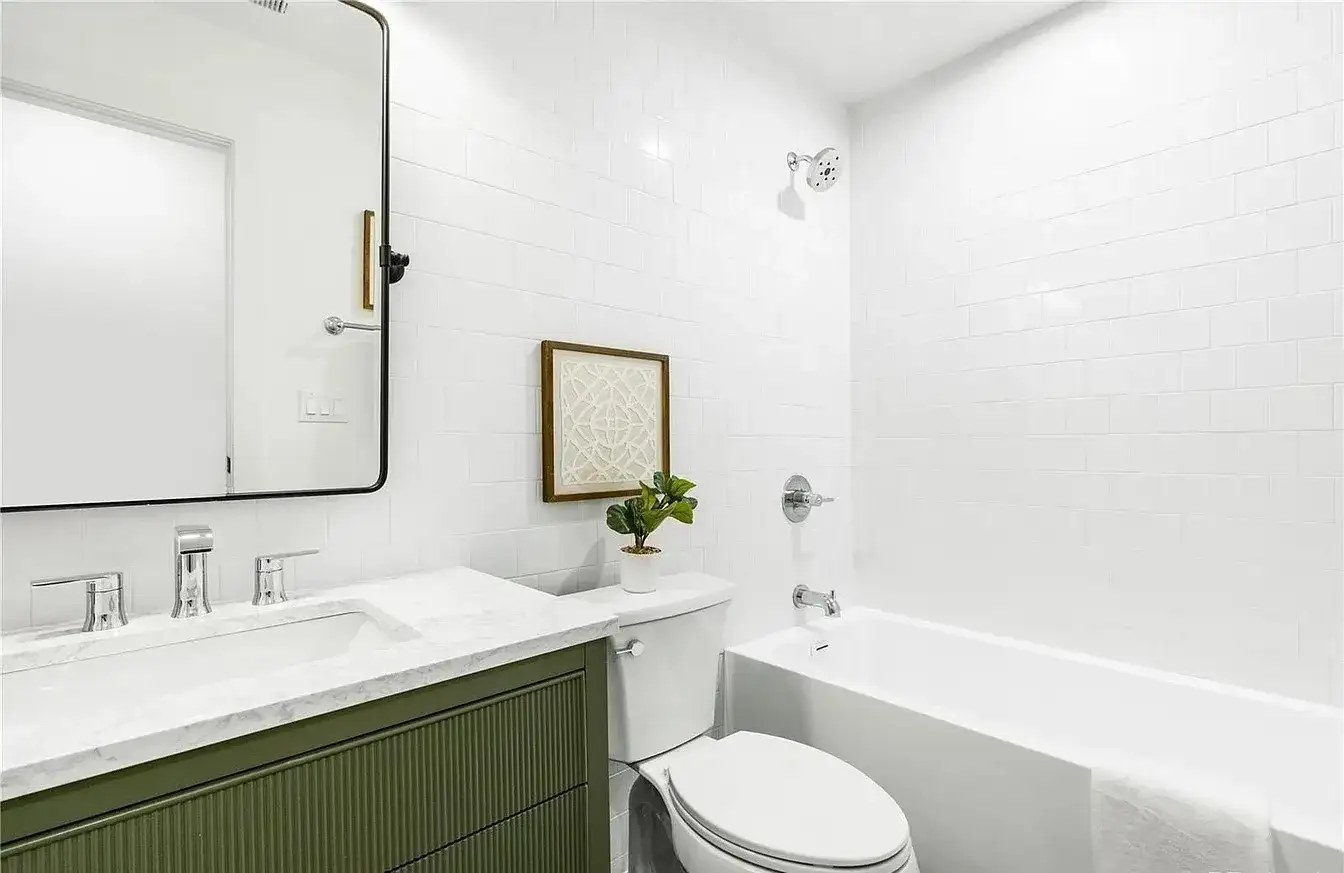 Remodeled Bathroom Subway Tile project in Oklahoma City, OK