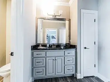 Remodeled Bathroom Vanity Contracting 2 project in Oklahoma City, OK