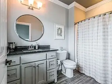 Remodeled Bathroom Vanity Contracting project in Oklahoma City, OK
