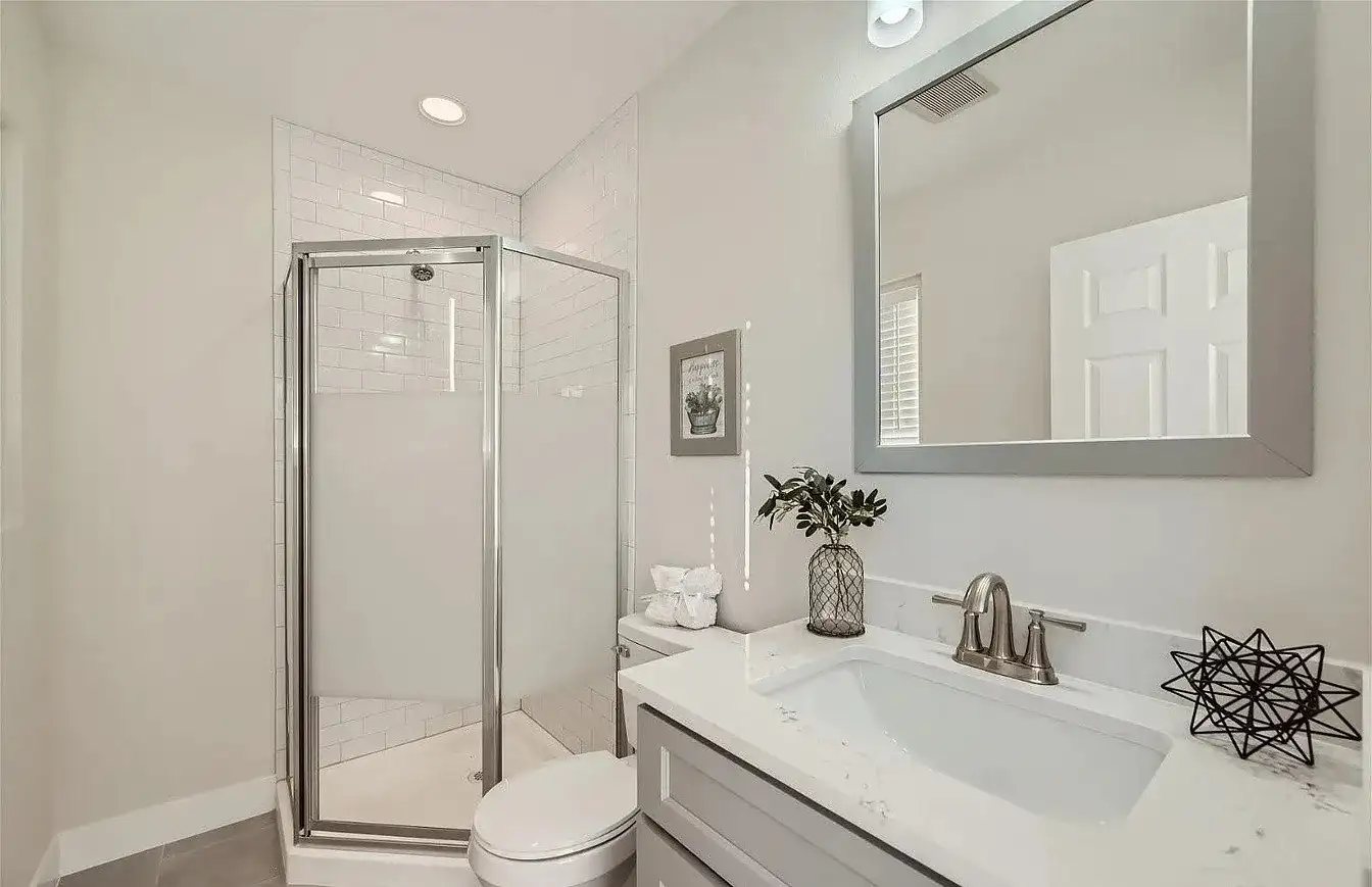 Remodeled Bathroom Walk in Shower project in Oklahoma City, OK