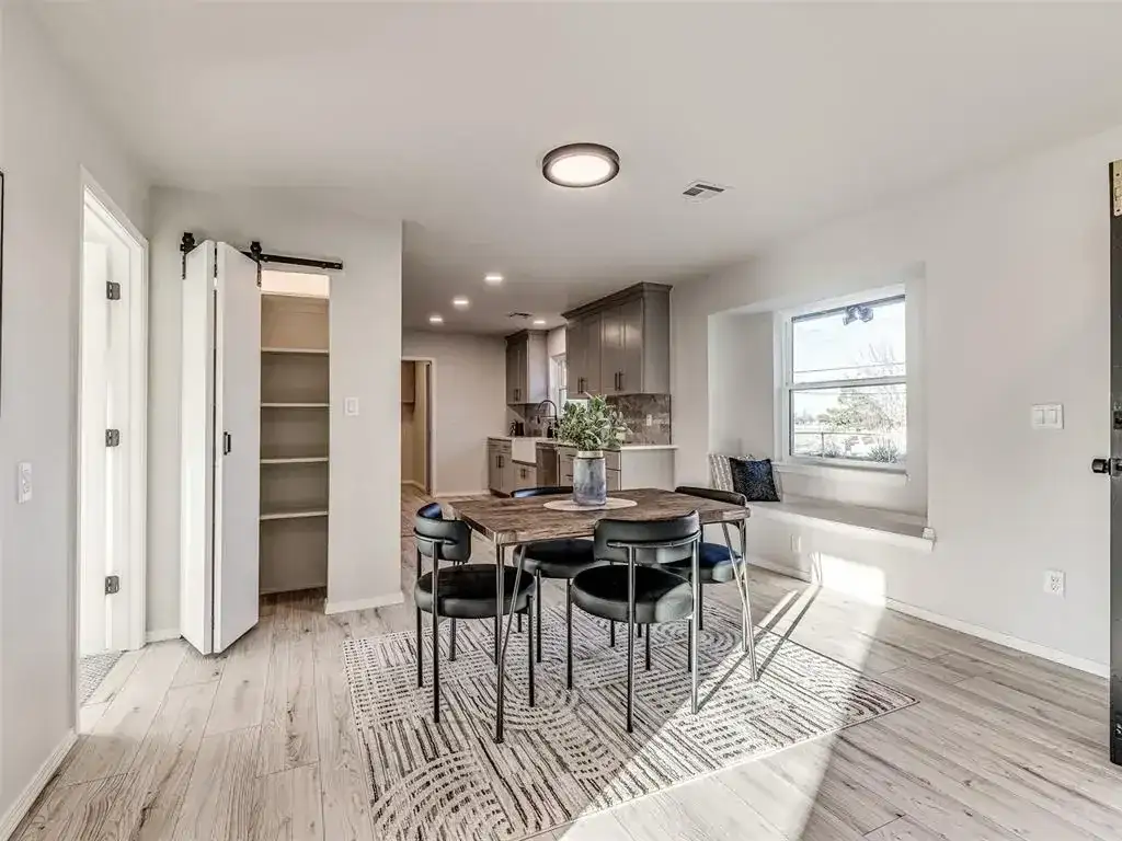 Remodeled Dining Area Open Kitchen project in Oklahoma City, OK
