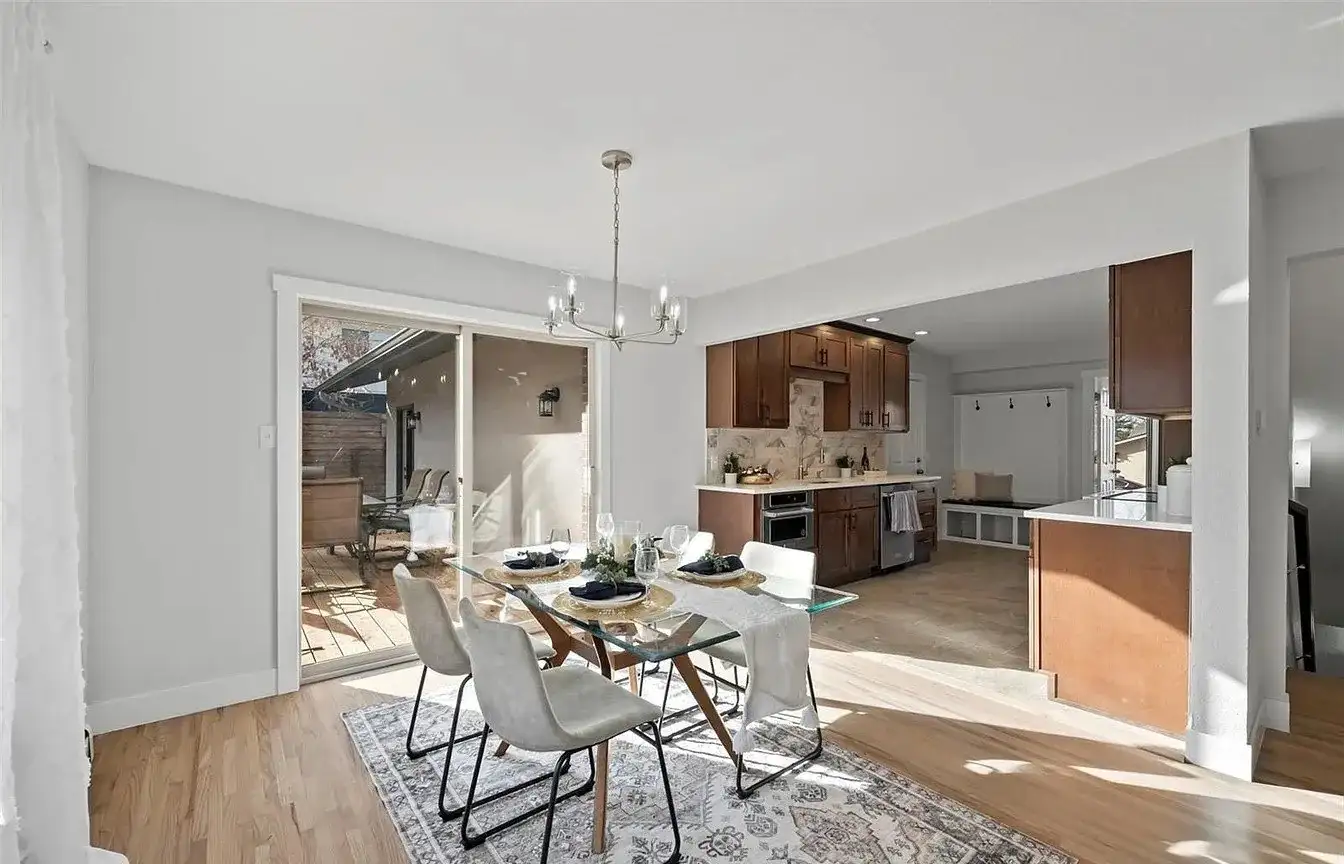 Remodeled Dining Kitchen Open Layout project in Oklahoma City, OK