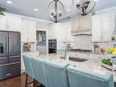 Remodeled Kitchen Island Contracting project in Oklahoma City, OK