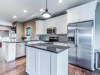 Remodeled Kitchen White Cabinets project in Oklahoma City, OK