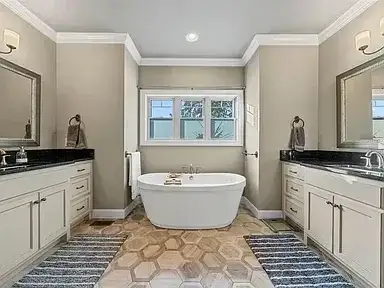 Remodeled Master Bathroom Freestanding Tub project in Oklahoma City, OK