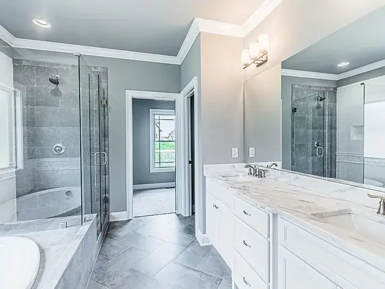 Remodeled Master Bathroom Contracting project in Oklahoma City, OK