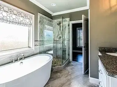 Remodeled Master Bathroom Freestanding Tub project in Oklahoma City, OK