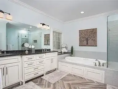 Remodeled Master Bathroom project in Oklahoma City, OK