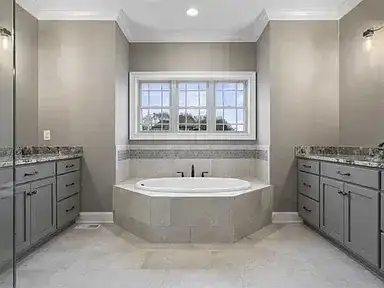 Remodeled Master Bathroom Soaking Tub project in Oklahoma City, OK