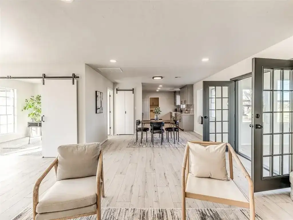 Remodeled Open Concept Living Area project in Oklahoma City, OK