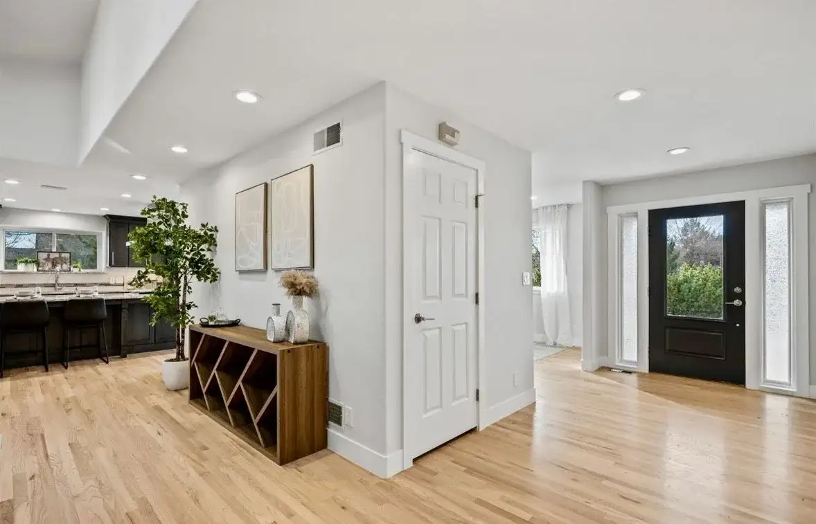 Remodeled Open Floor Plan Entryway project in Oklahoma City, OK