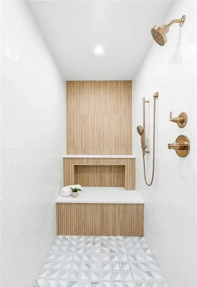 Remodeled Walk in Shower Bench project in Oklahoma City, OK