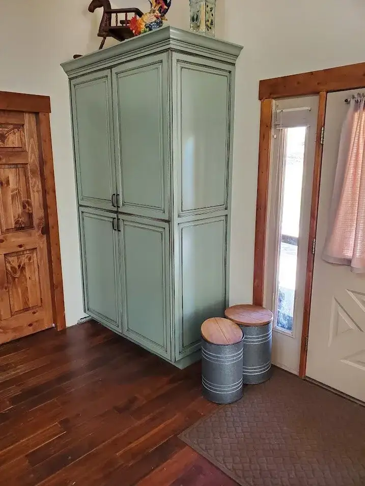 Sage Green Armoire Remodeling Interior project in Oklahoma City, OK