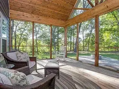 Screened Porch Addition Remodeling 2 project in Oklahoma City, OK